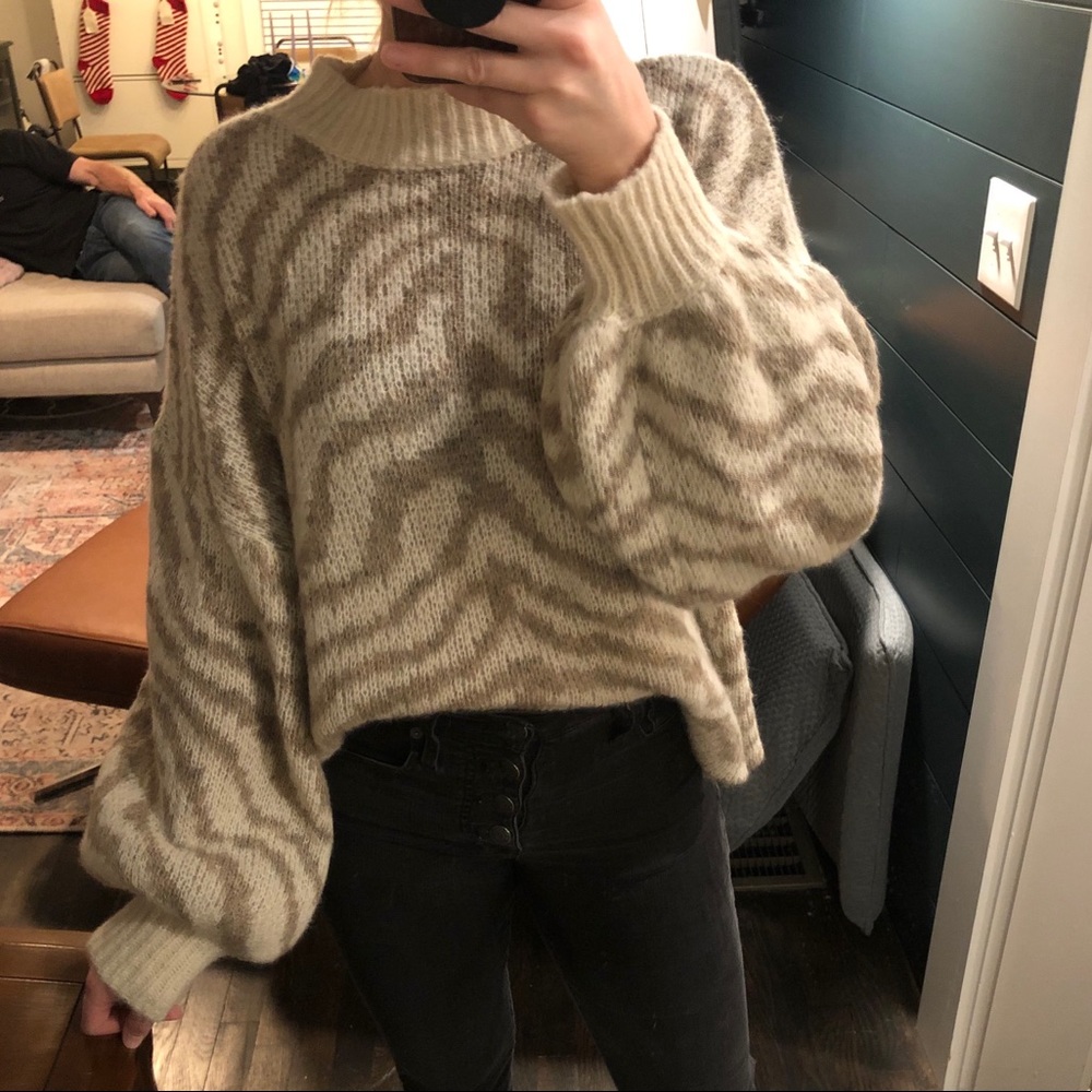 FATE Zebra Sweater - NWT